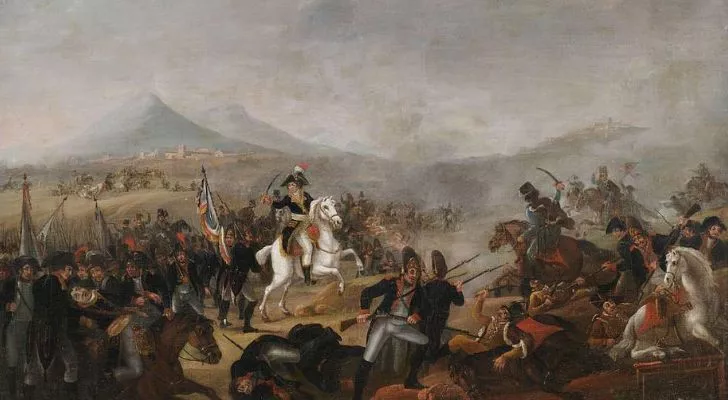 Наполеон Бонапарт по средата на битка