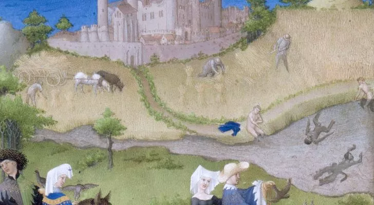 През Средновековието къпането не е било редовно