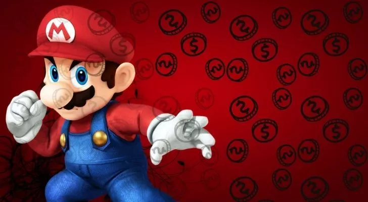 Марио с много монети