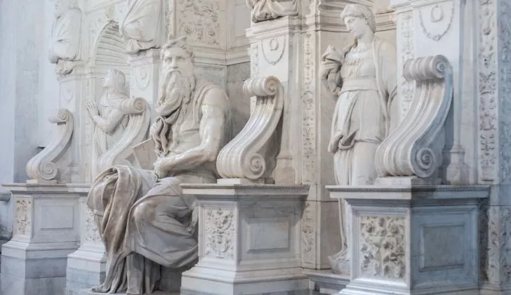 Скулптор Моисей на Микеланджело