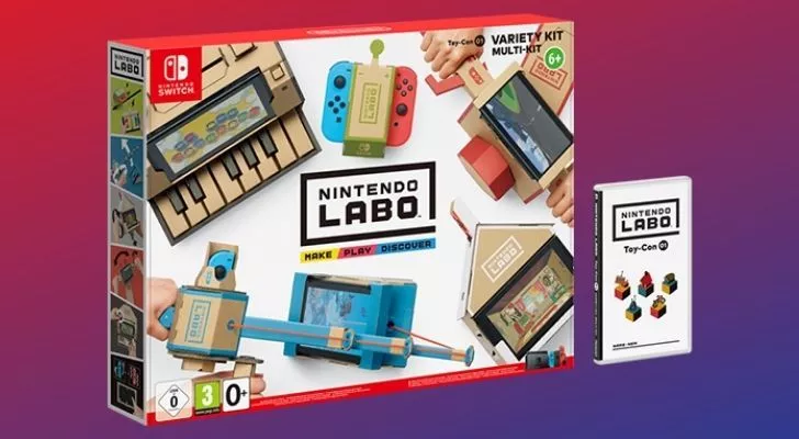 Комплектът кутия Nintendo Labo