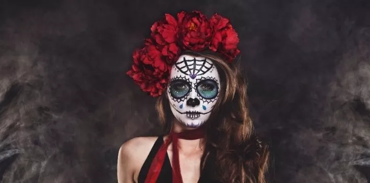 Sugar skulls face makeup