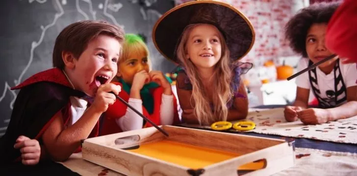 Children at a Halloween Party