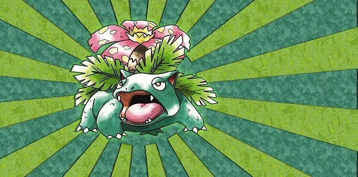 Venusaur е талисманът за две игри Pokémon.