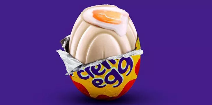 Бял шоколад Cadbury Creme Egg