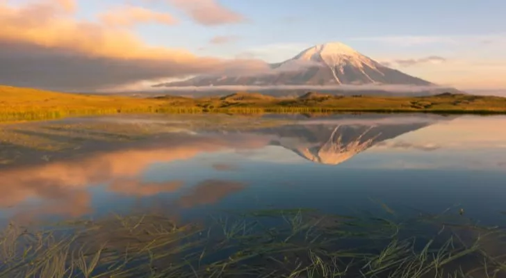 Вулкан в Камчатка, Русия