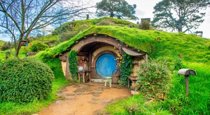 The home of a hobbit from the Lord of the Rings movies
