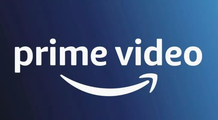 Логото Prime Video на Amazon се показва в бяло на син фон
