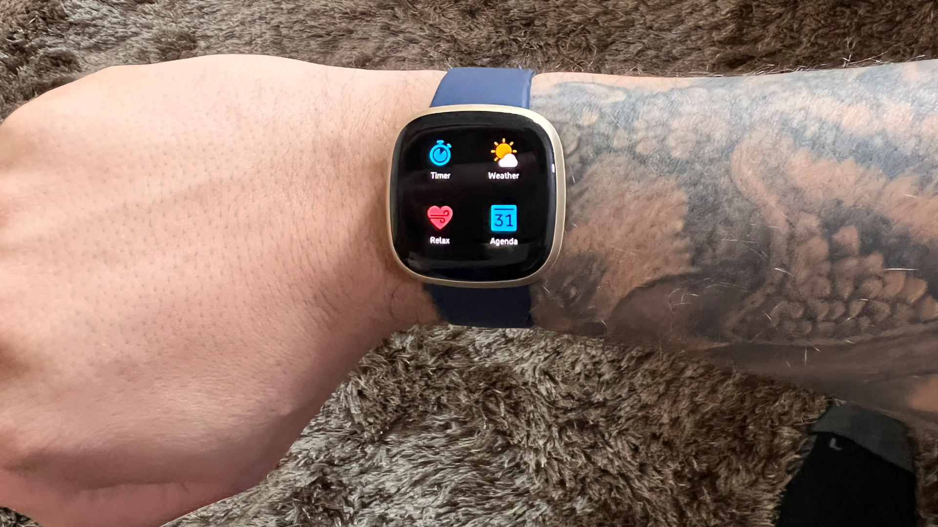 Image of Fitbit Versa 3 during testing