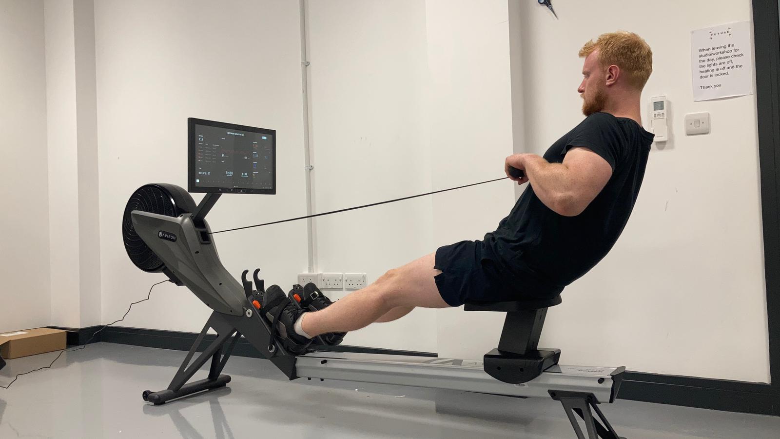 Aviron Tough Series Rower tested by Live Science writer Harry Bullmore