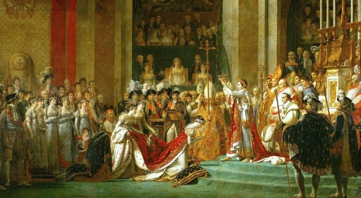 Коронацията на император Наполеон и императрица Жозефина