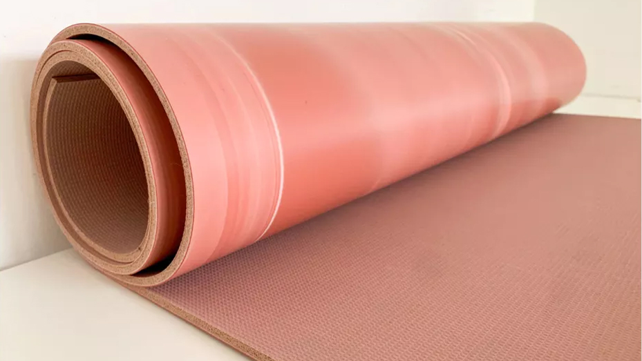 Lululemon reversible mat being tested by Live Science