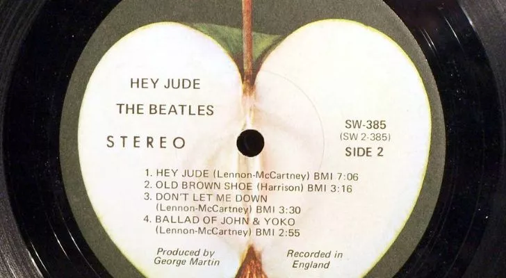 Запис на Бийтълс, включващ песента "Hey Jude"