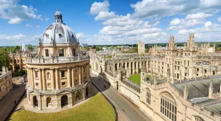 The Radcliffe Camera и All Souls College в Оксфордския университет